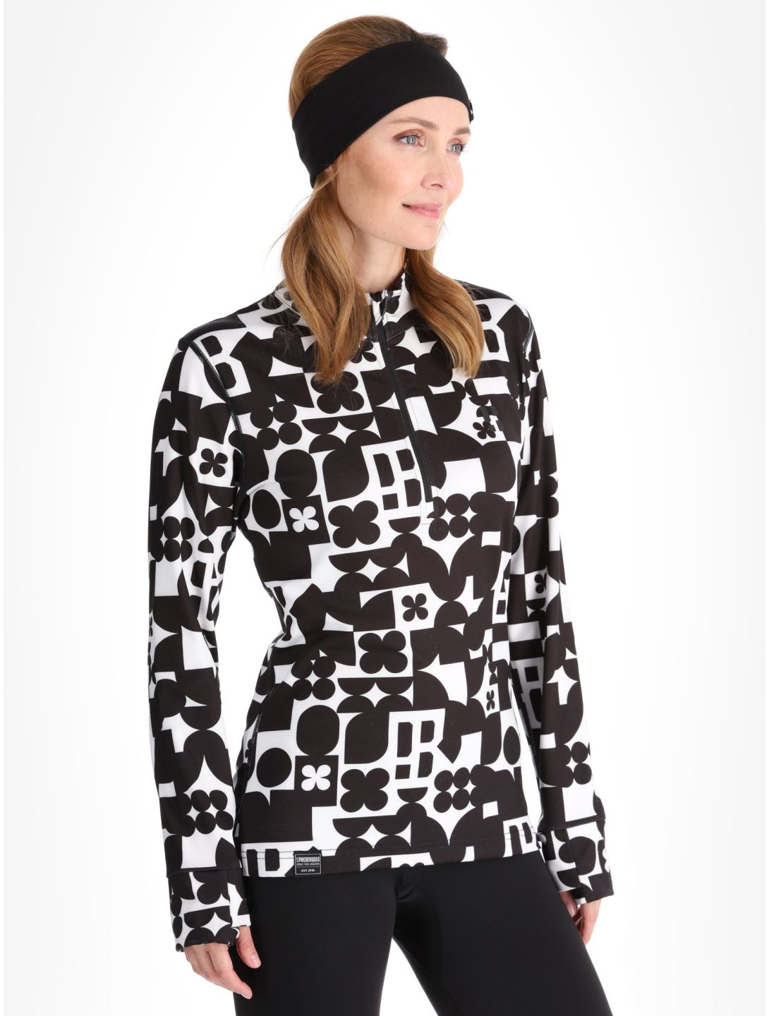 Poederbaas, Arty pull de ski femmes Black noir 