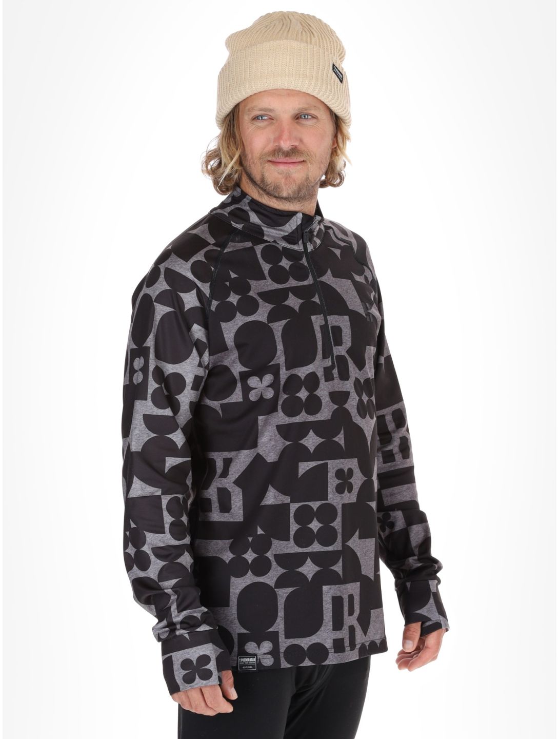 Poederbaas, Arty pull de ski hommes Grey gris 