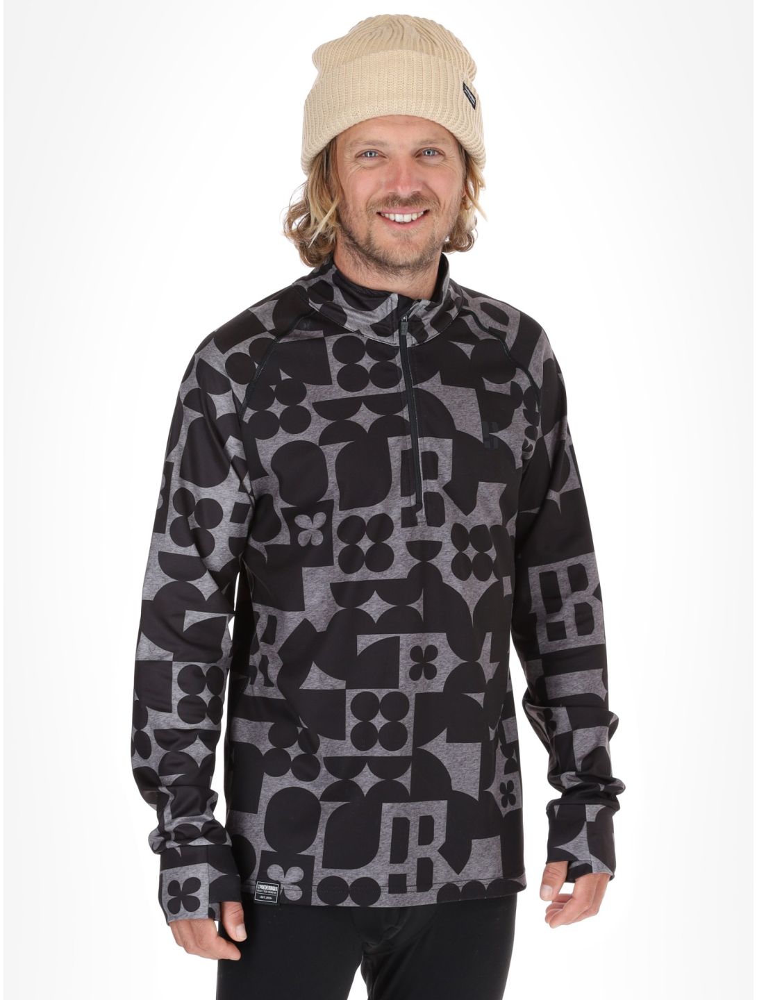 Poederbaas, Arty pull de ski hommes Grey gris 