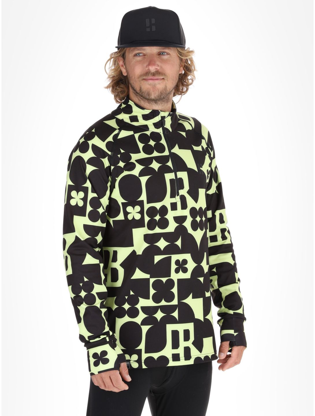 Poederbaas, Arty pull de ski hommes Matcha Green vert 