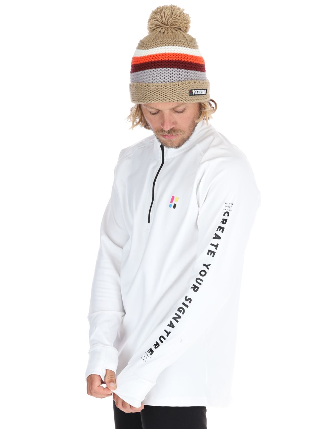 Poederbaas, Arty pull de ski hommes Off White blanc 