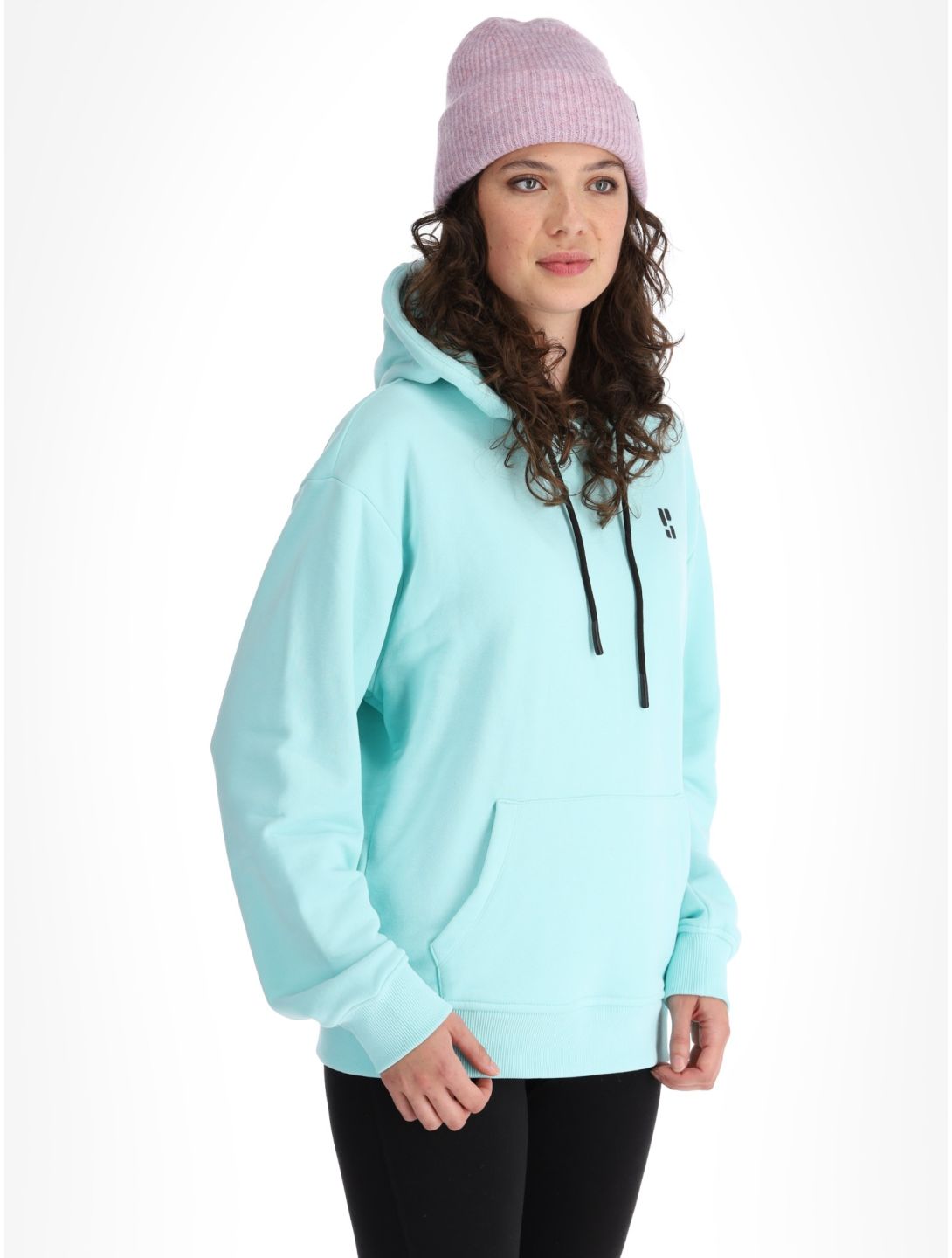 Poederbaas, Arty Hoody pull femmes Mint vert 