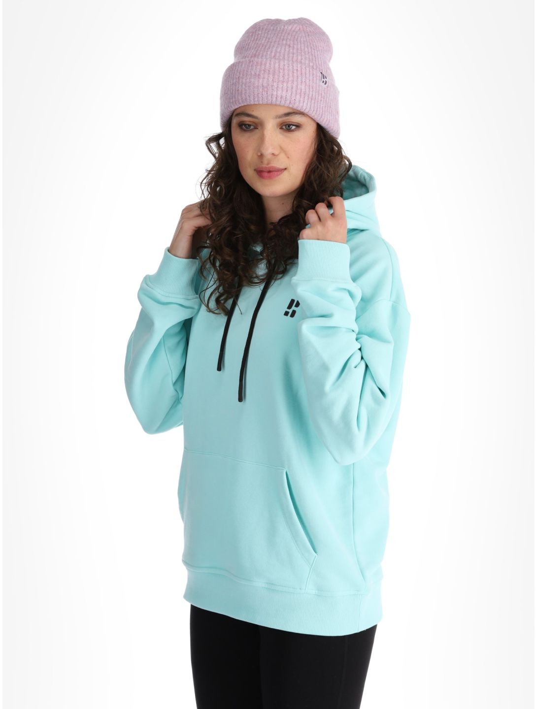 Poederbaas, Arty Hoody pull femmes Mint vert 