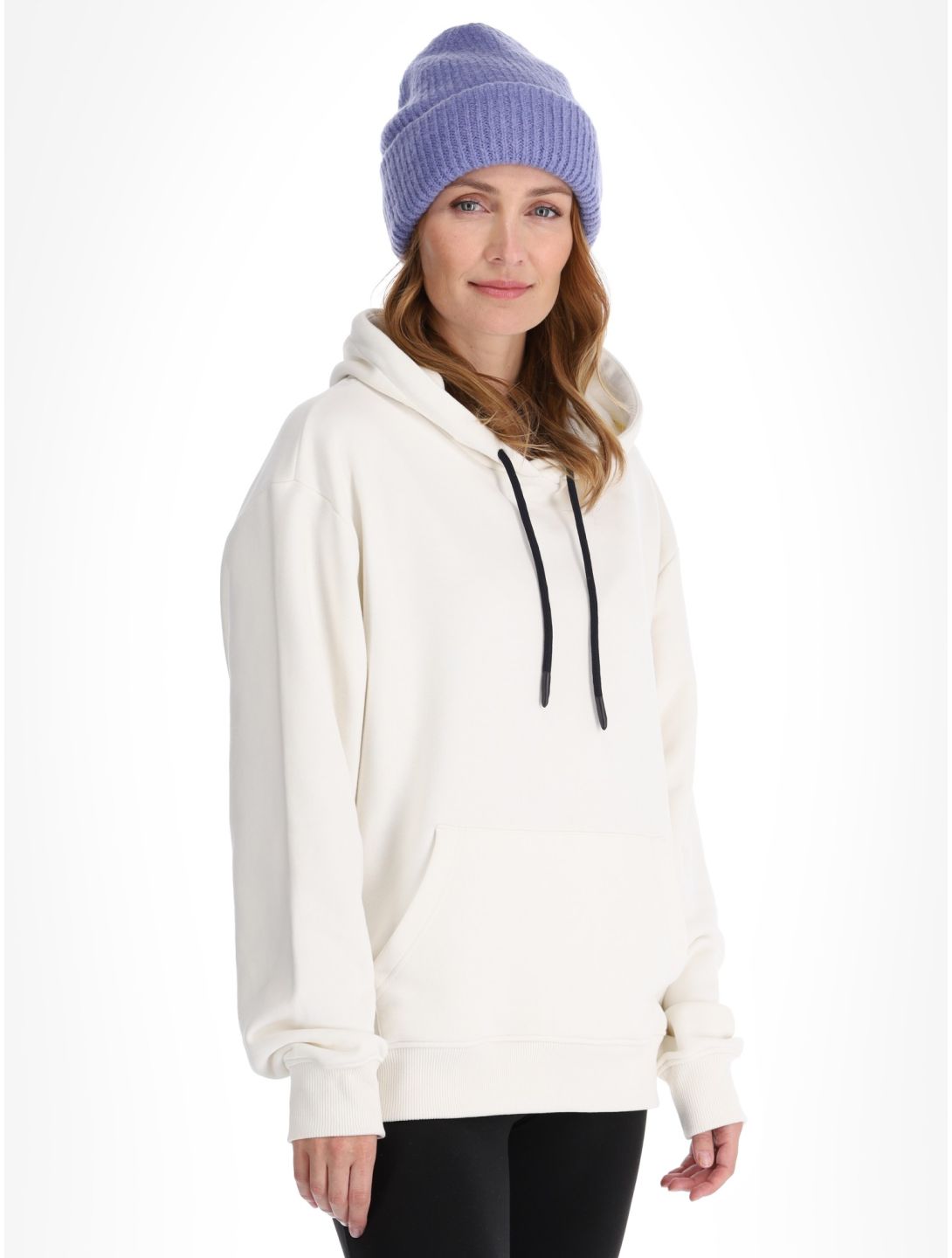 Poederbaas, Arty Hoody pull femmes Off White blanc 