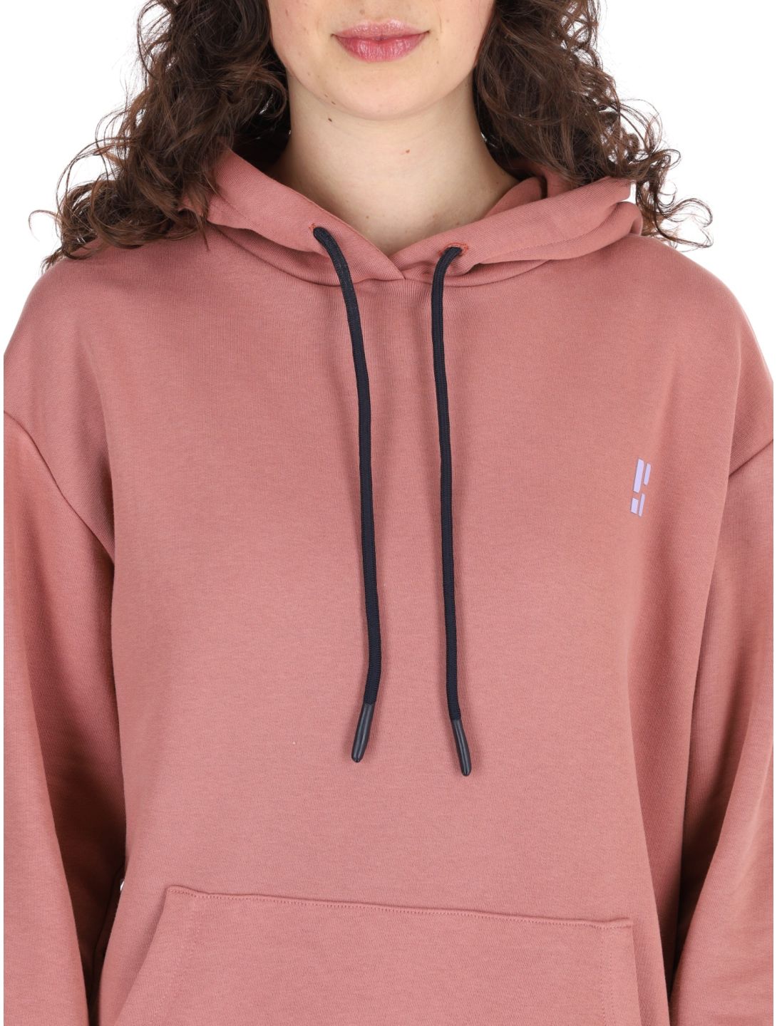 Poederbaas, Arty Hoody pull femmes Terracotta brun 