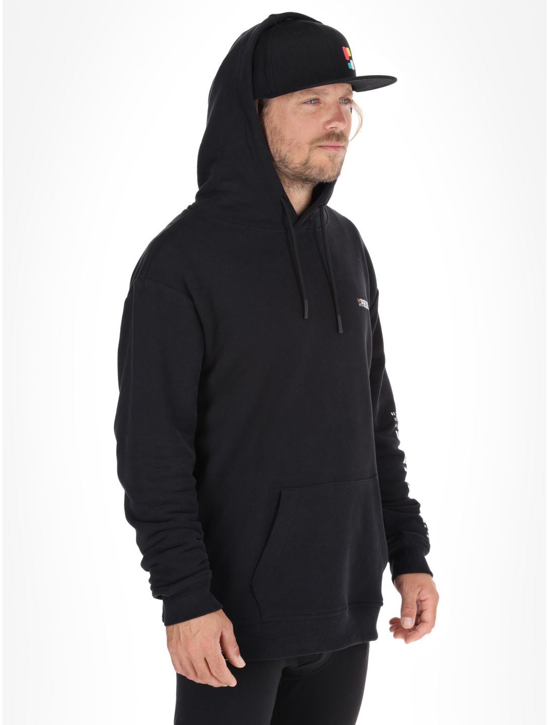 Poederbaas, Arty Hoody pull hommes Black noir 