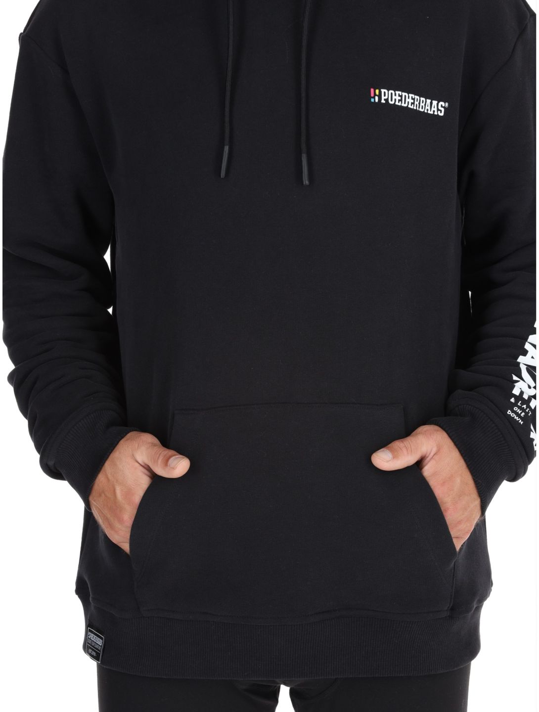 Poederbaas, Arty Hoody pull hommes Black noir 