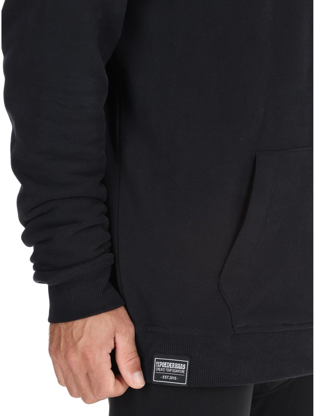 Poederbaas, Arty Hoody pull hommes Black noir 