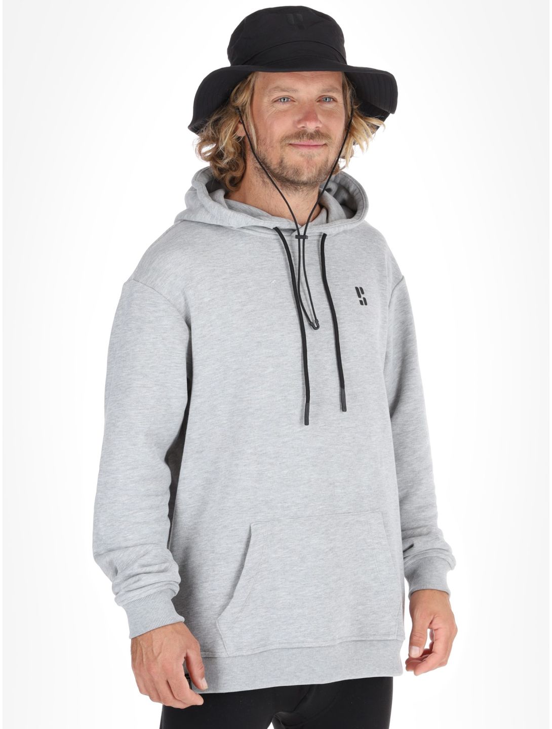 Poederbaas, Arty Hoody pull hommes Grey gris 