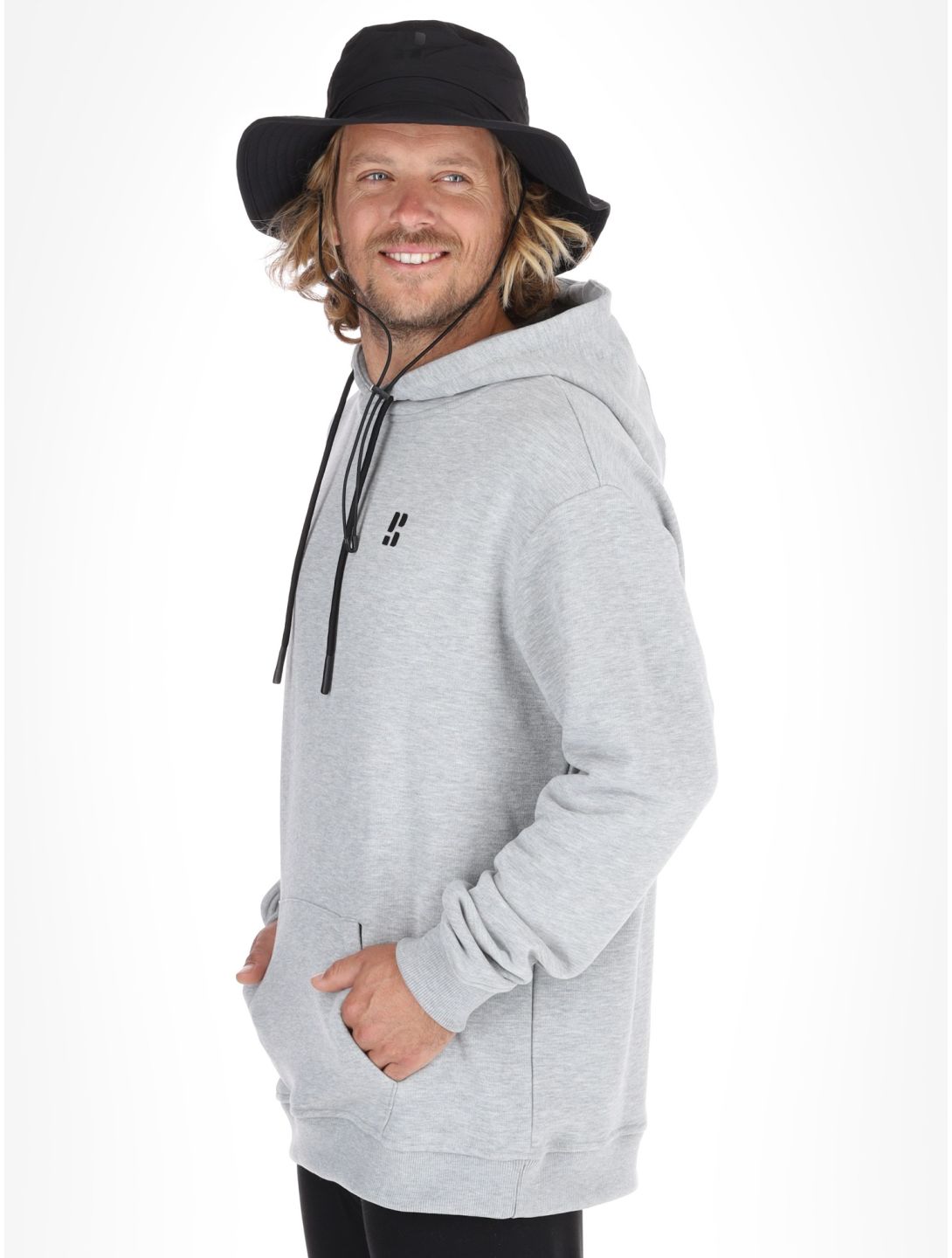 Poederbaas, Arty Hoody pull hommes Grey gris 