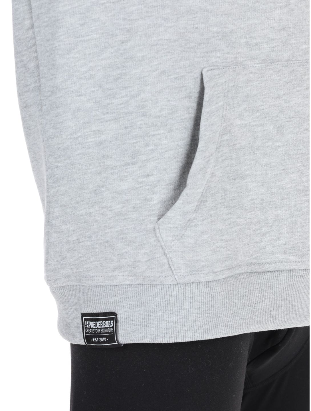 Poederbaas, Arty Hoody pull hommes Grey gris 