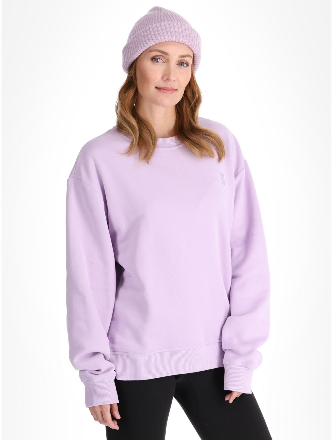 Poederbaas, Arty Sweater pull femmes Lila violet 