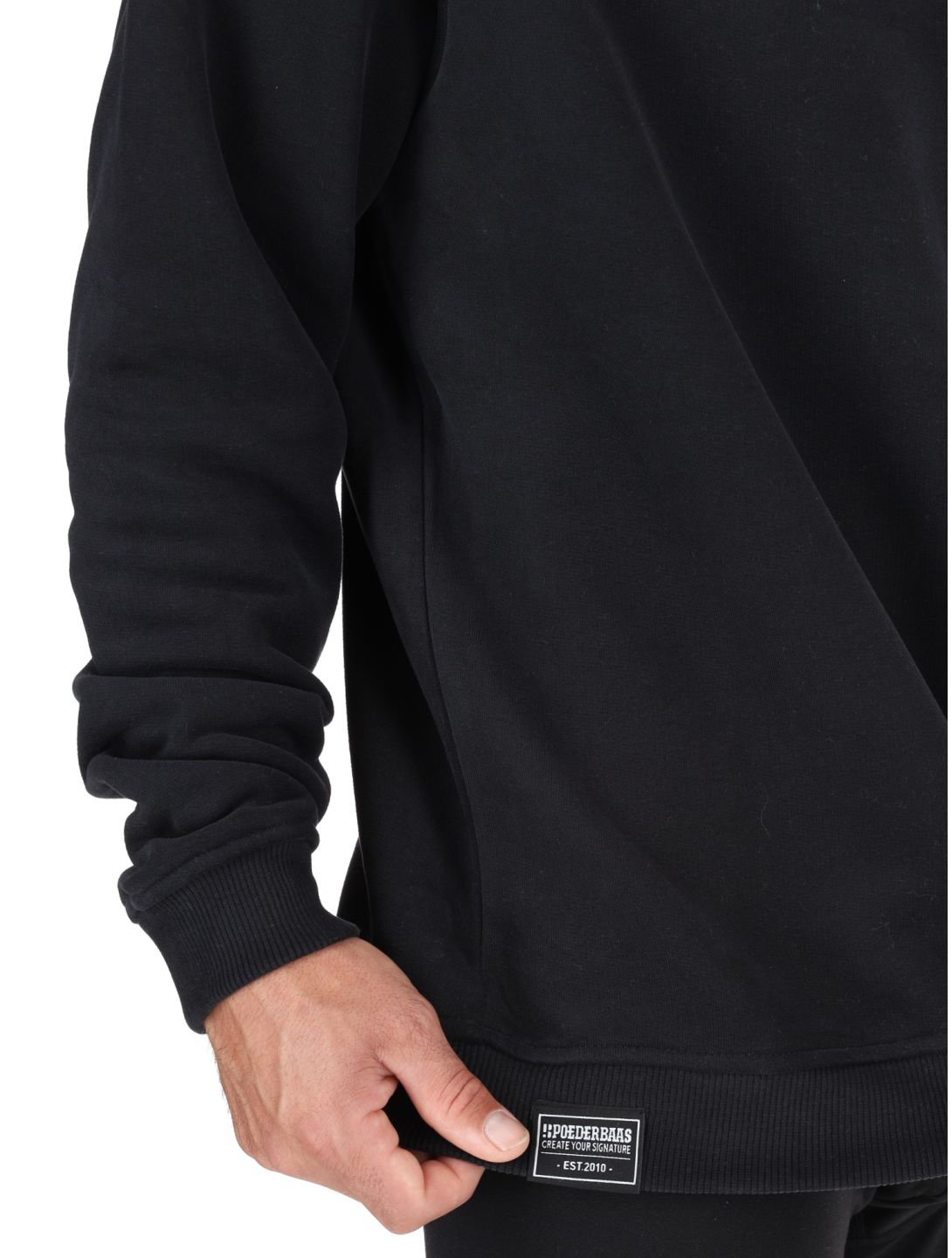 Poederbaas, Arty Sweater pull hommes Black noir 