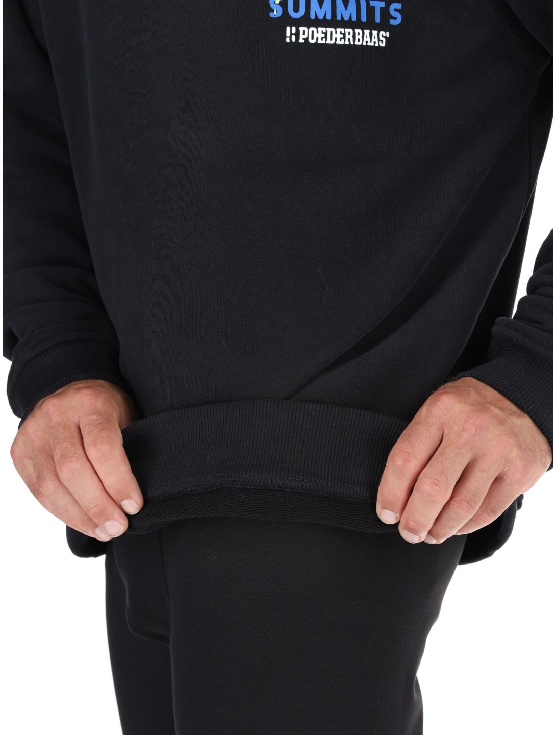 Poederbaas, Arty Sweater pull hommes Black noir 