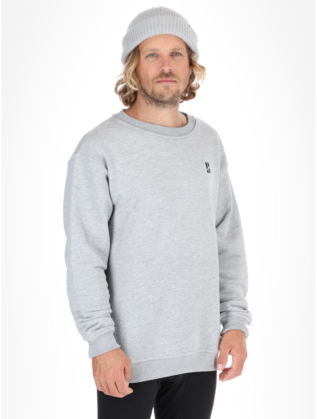 Poederbaas, Arty Sweater pull hommes Grey gris 