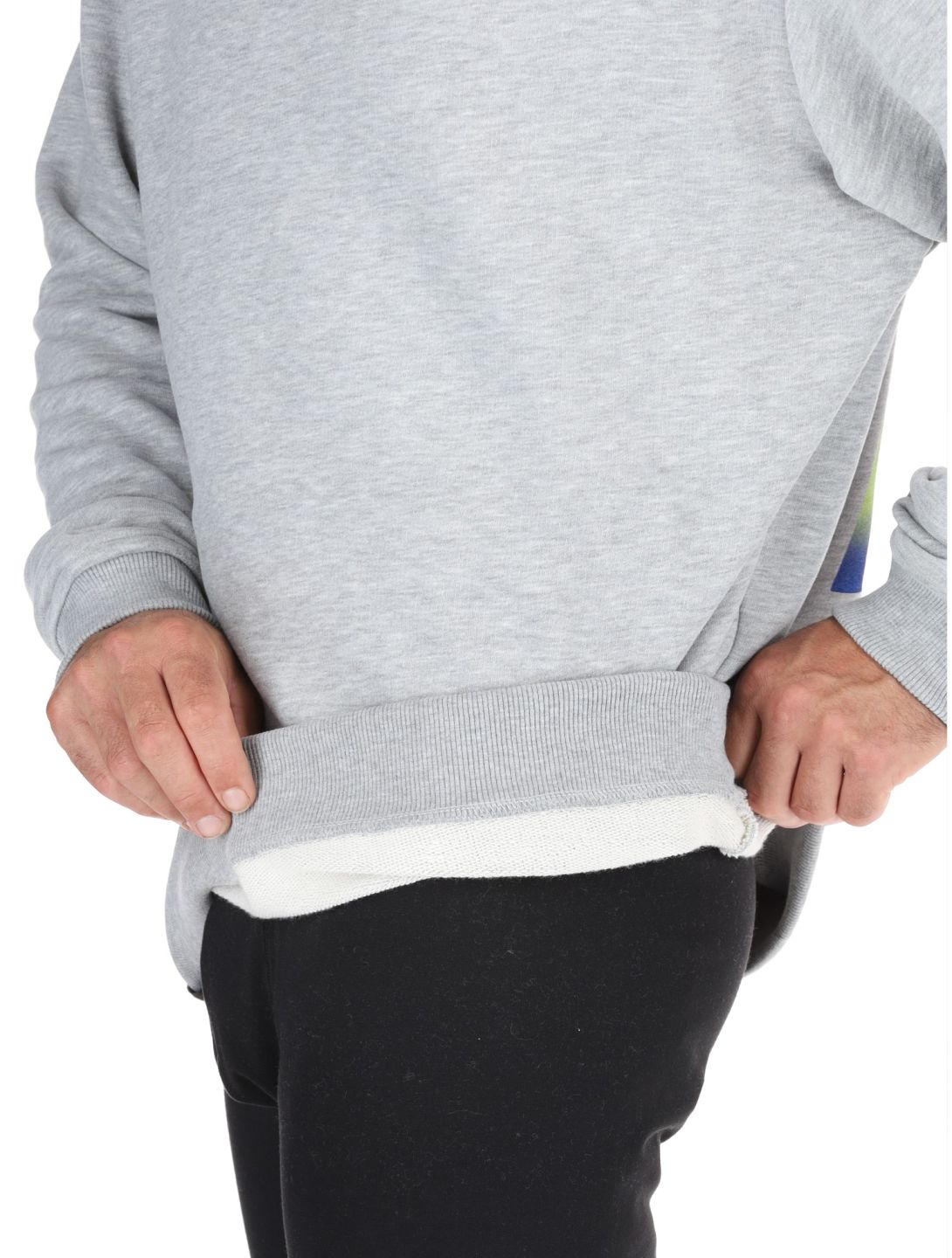 Poederbaas, Arty Sweater pull hommes Grey gris 