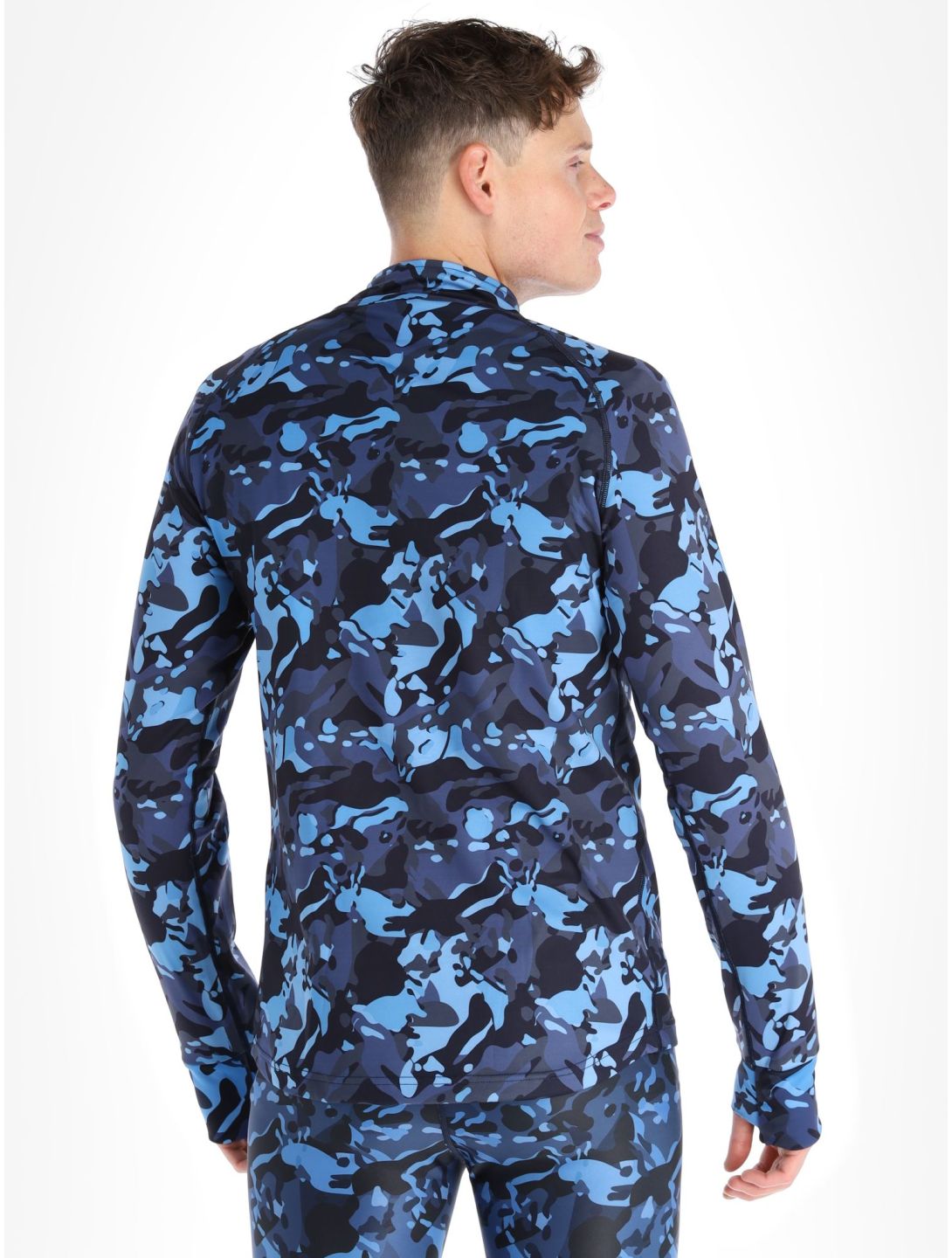 Poederbaas, Camo pull de ski hommes Navy bleu 