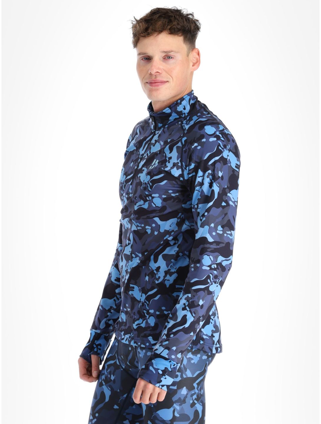 Poederbaas, Camo pull de ski hommes Navy bleu 