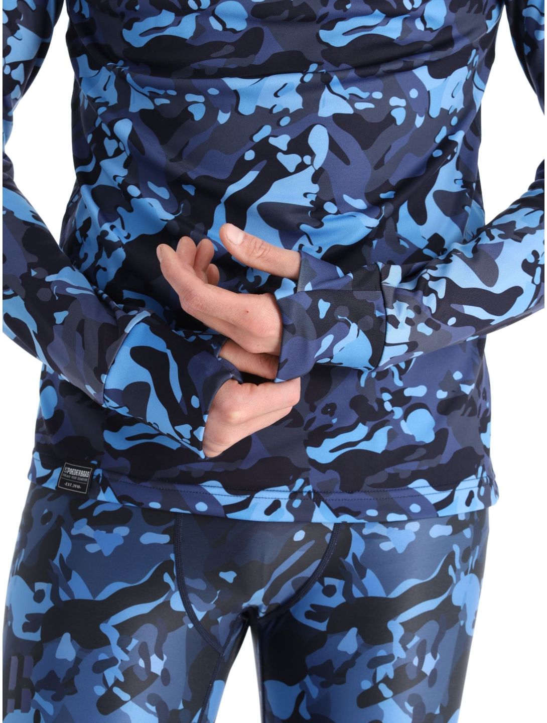 Poederbaas, Camo pull de ski hommes Navy bleu 