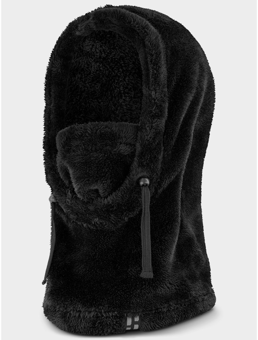 Poederbaas, Fluffy Balaclava masque de ski unisexe Black noir 