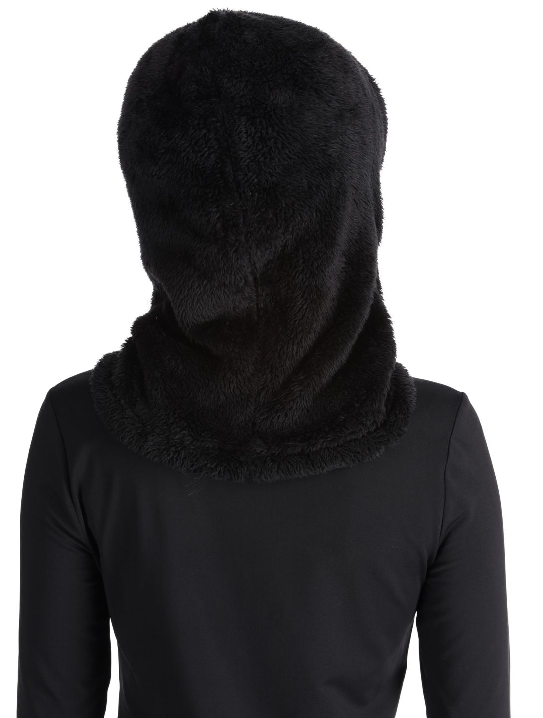 Poederbaas, Fluffy Balaclava masque de ski unisexe Black noir 