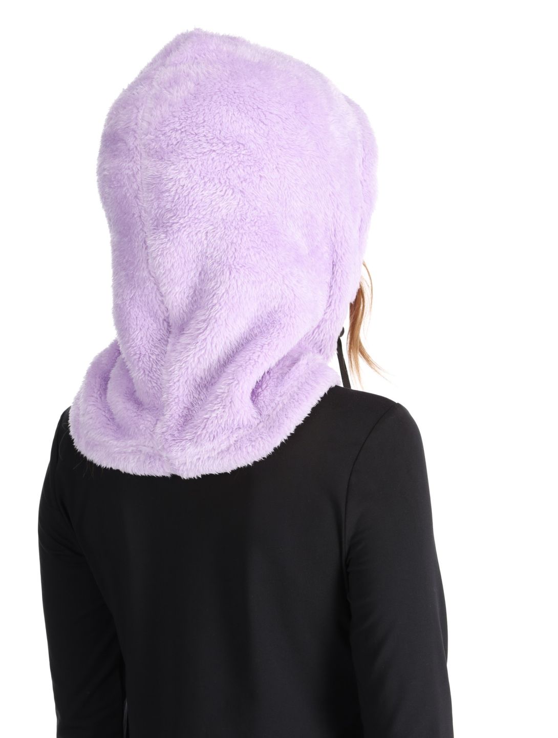 Poederbaas, Fluffy Balaclava masque de ski unisexe Lila violet 