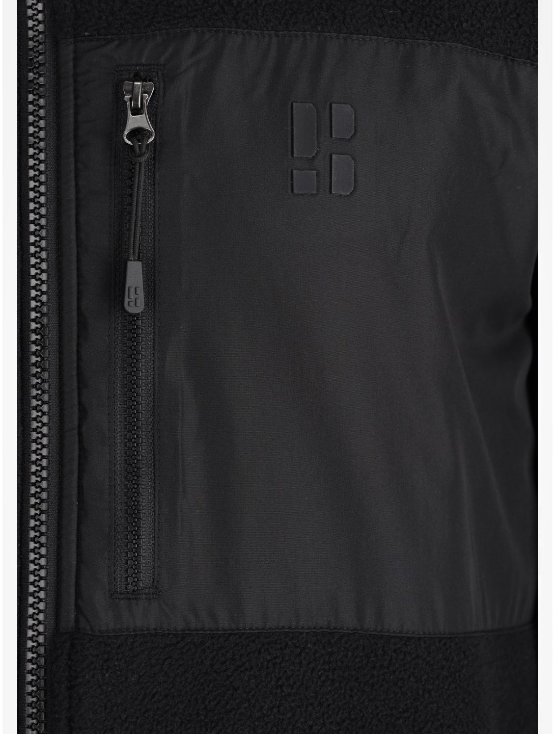 Poederbaas, Four Seasons Fleece gilet hommes Black noir 