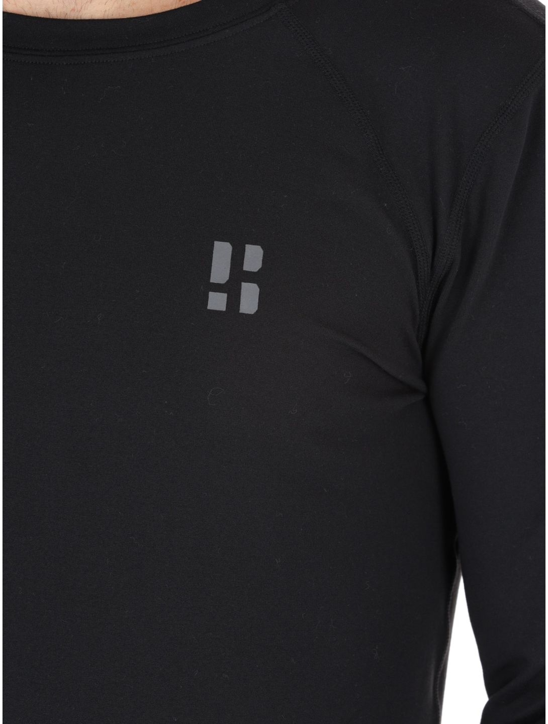 Poederbaas, Lightweight Baselayer chemise thermo hommes Black noir 