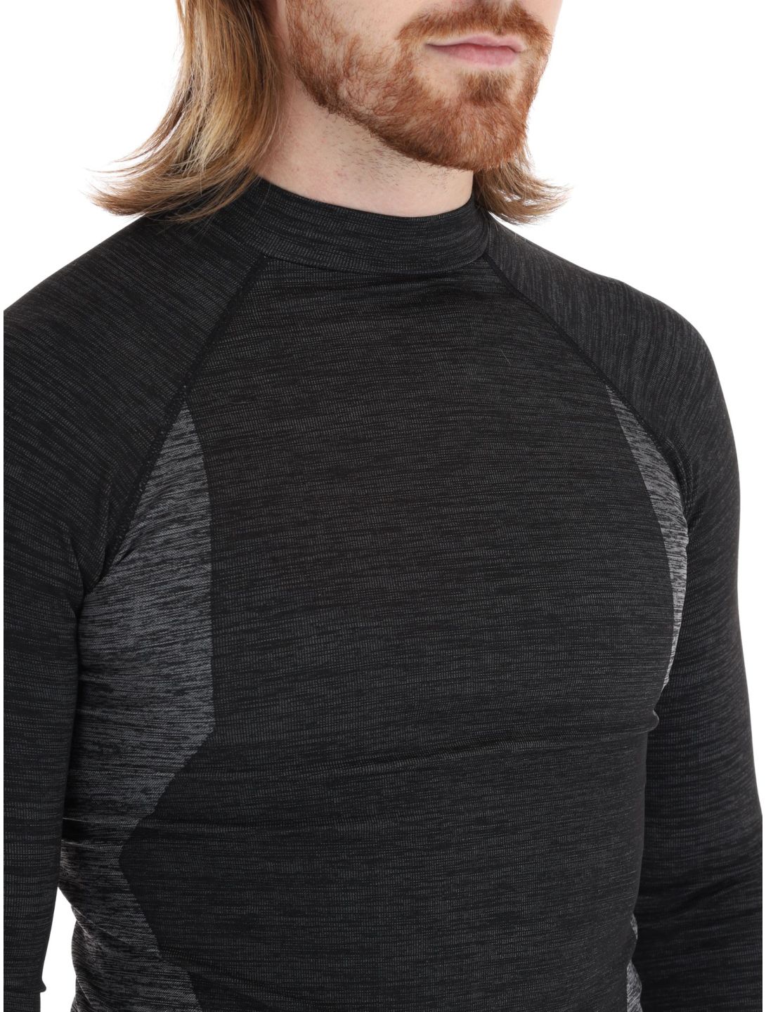 Poederbaas, Technical Thermo Longsleeve chemise thermo hommes Black noir 