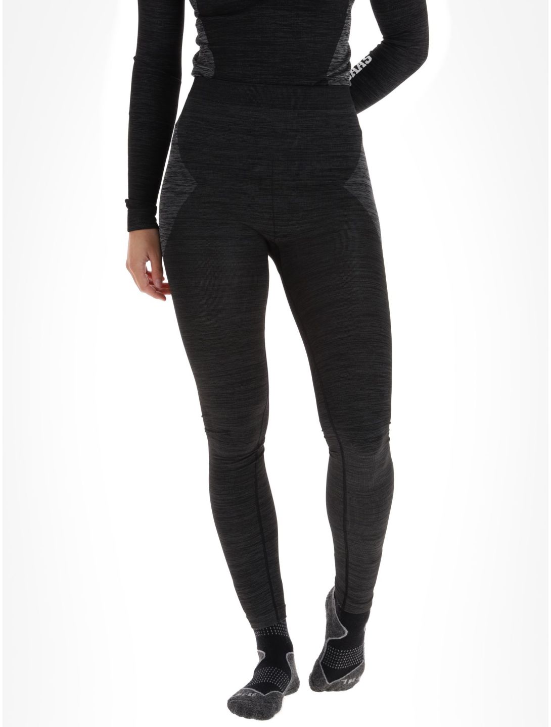 Poederbaas, Technical Thermo pantalon thermique femmes Black noir 