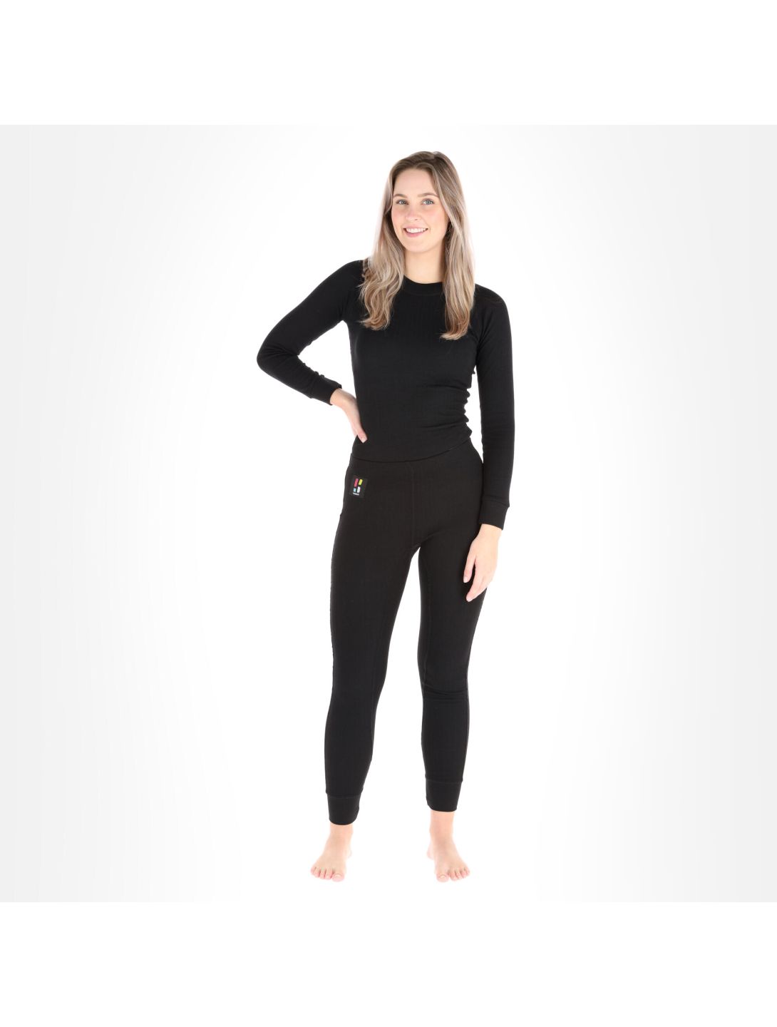 Poederbaas, Thermopants chemise thermo femmes noir 