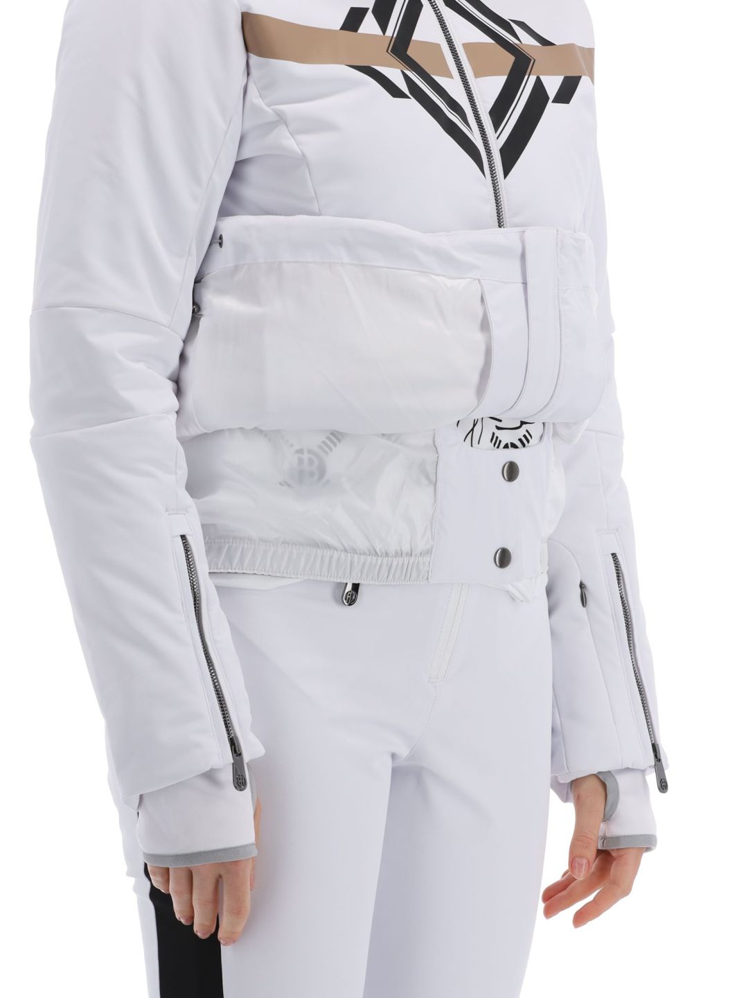 Poivre Blanc, Active Line W23-0800-WO/P veste de ski femmes Print White blanc 