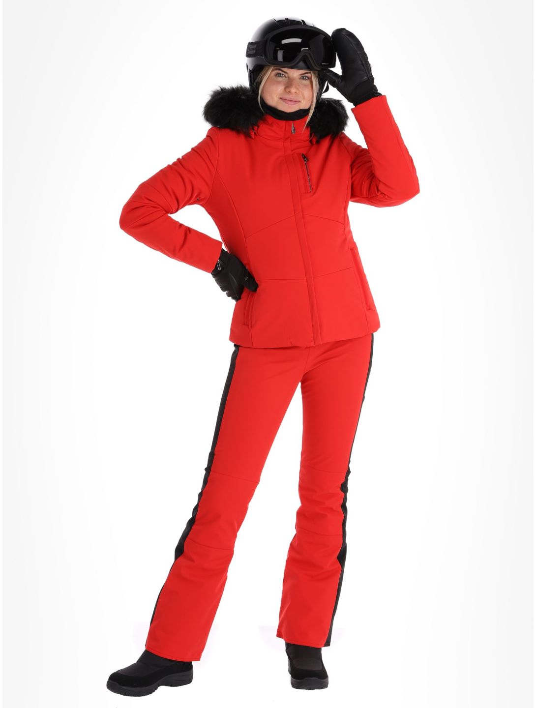 Poivre Blanc, Active Line W23-0802-WO veste de ski femmes Scarlet Red rouge 