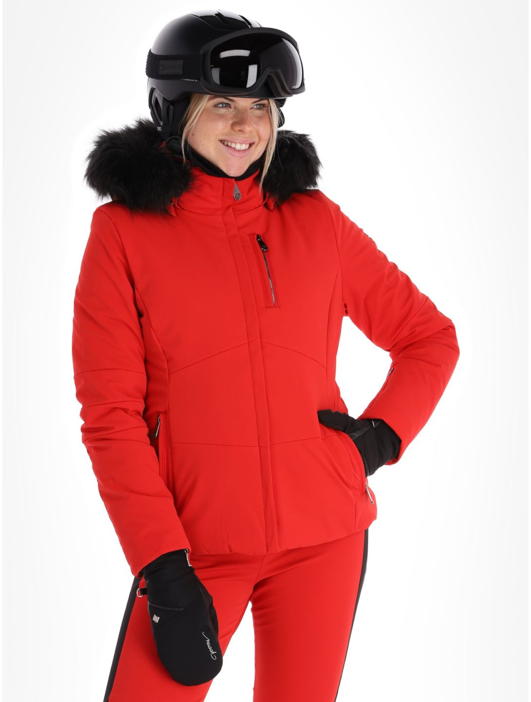 Poivre Blanc, Active Line W23-0802-WO veste de ski femmes Scarlet Red rouge 