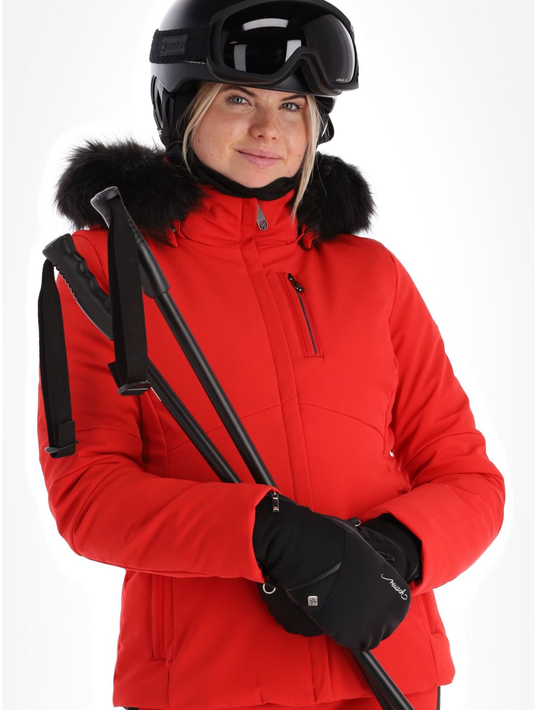 Poivre Blanc, Active Line W23-0802-WO veste de ski femmes Scarlet Red rouge 