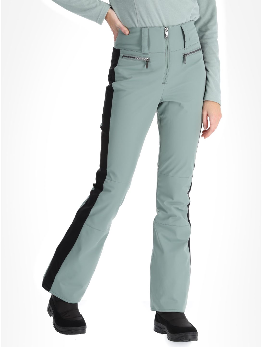 Poivre Blanc, Luxe Sport 24PBH0822/WO pantalon de ski femmes Lichen Green / Black noir, vert 