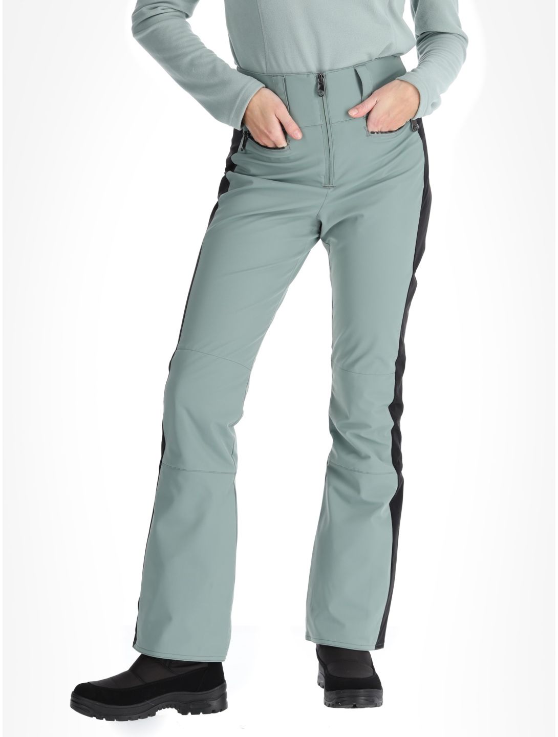 Poivre Blanc, Luxe Sport 24PBH0822/WO pantalon de ski femmes Lichen Green / Black noir, vert 