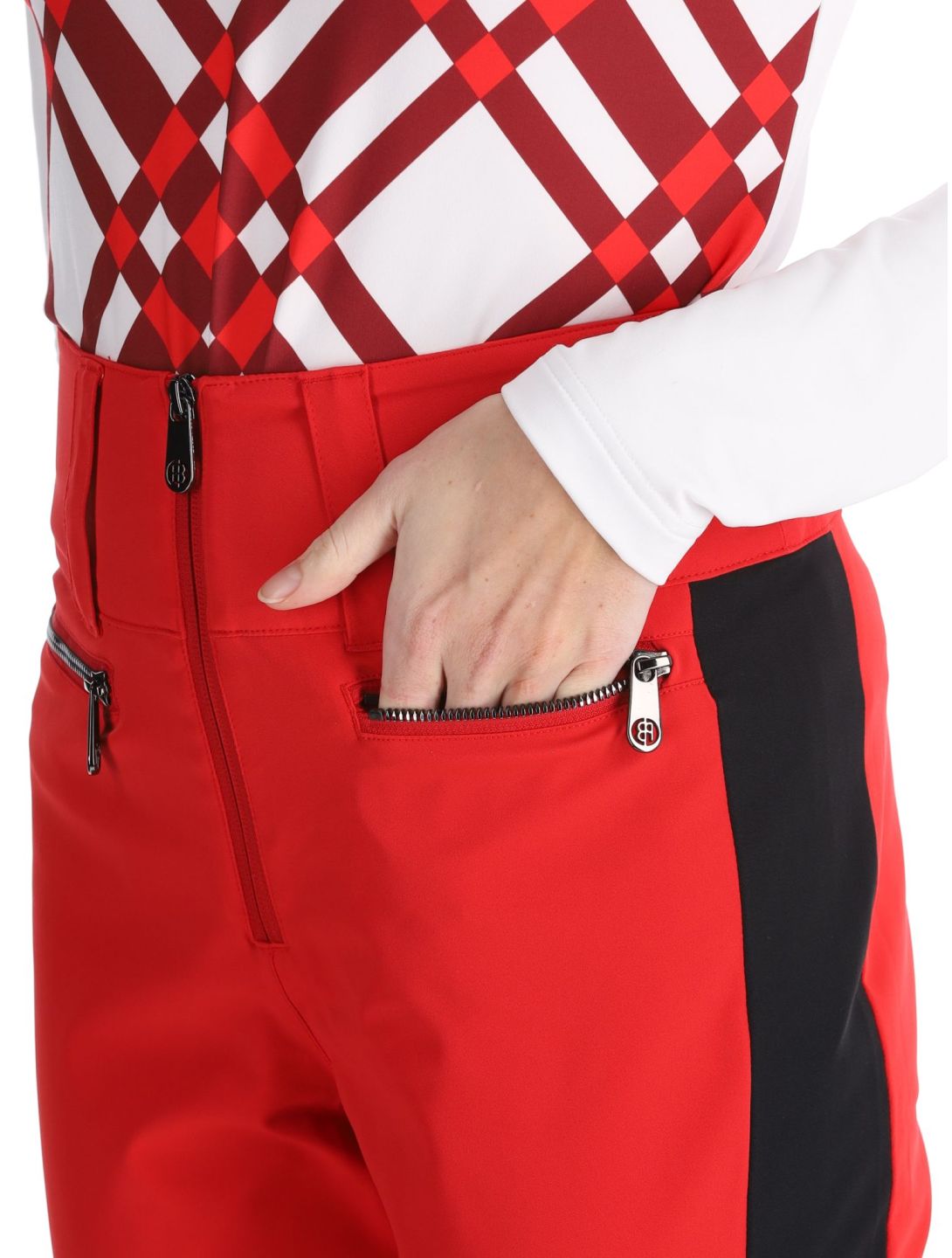 Poivre Blanc, Luxe Sport 24PBH0822/WO pantalon de ski femmes Scarlet Red / Black noir, rouge 