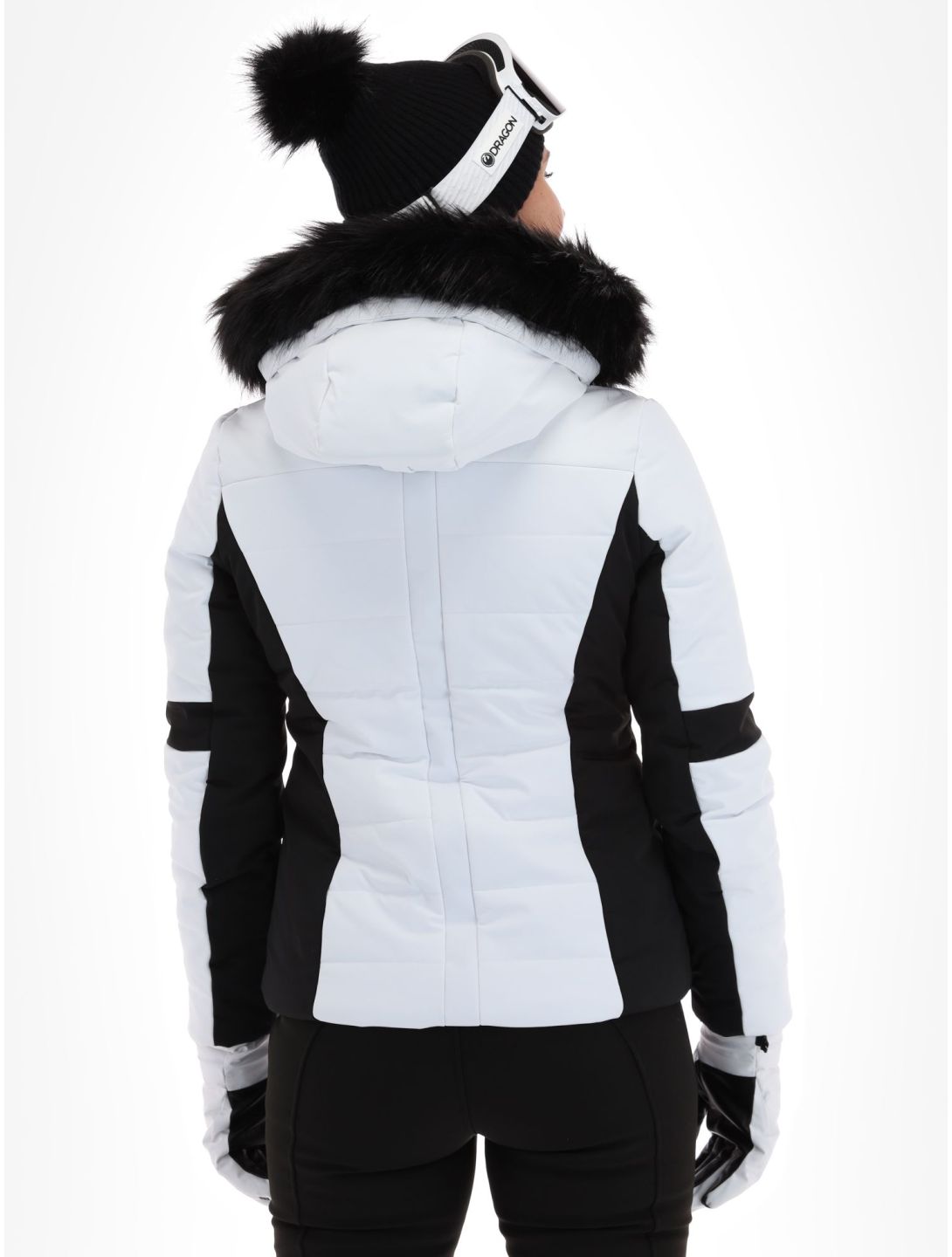 Poivre Blanc, Luxe Sport Line W23-0804-WO veste de ski femmes White / Black blanc, noir 