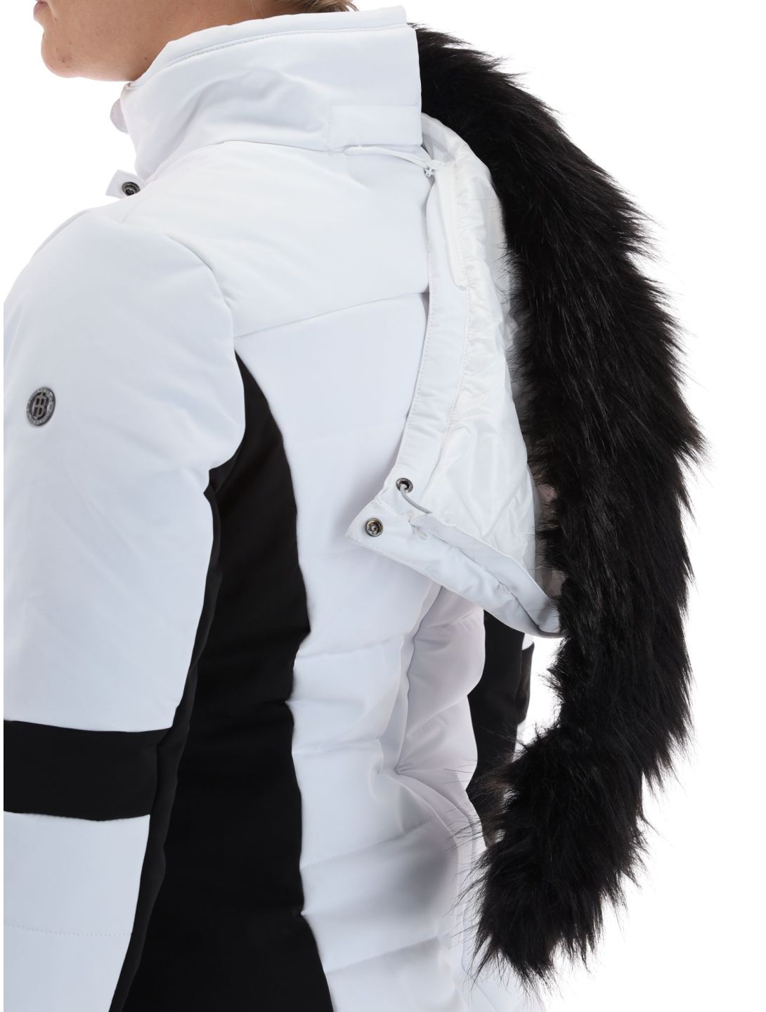 Poivre Blanc, Luxe Sport Line W23-0804-WO veste de ski femmes White / Black blanc, noir 