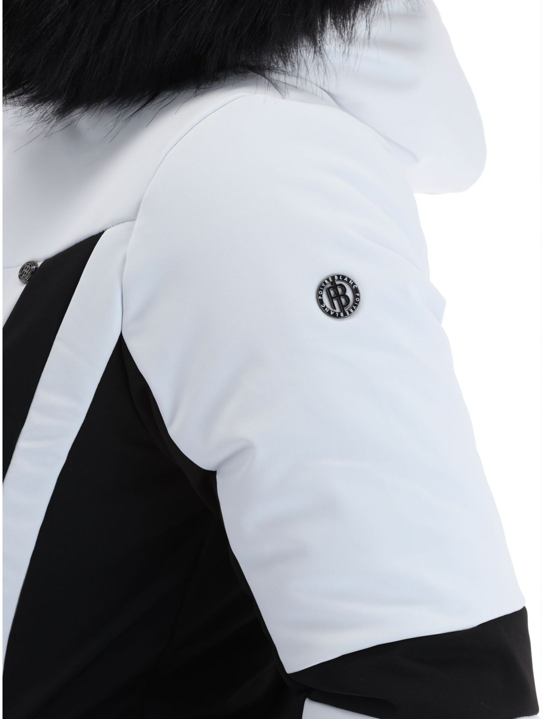 Poivre Blanc, Luxe Sport Line W23-0804-WO veste de ski femmes White / Black blanc, noir 