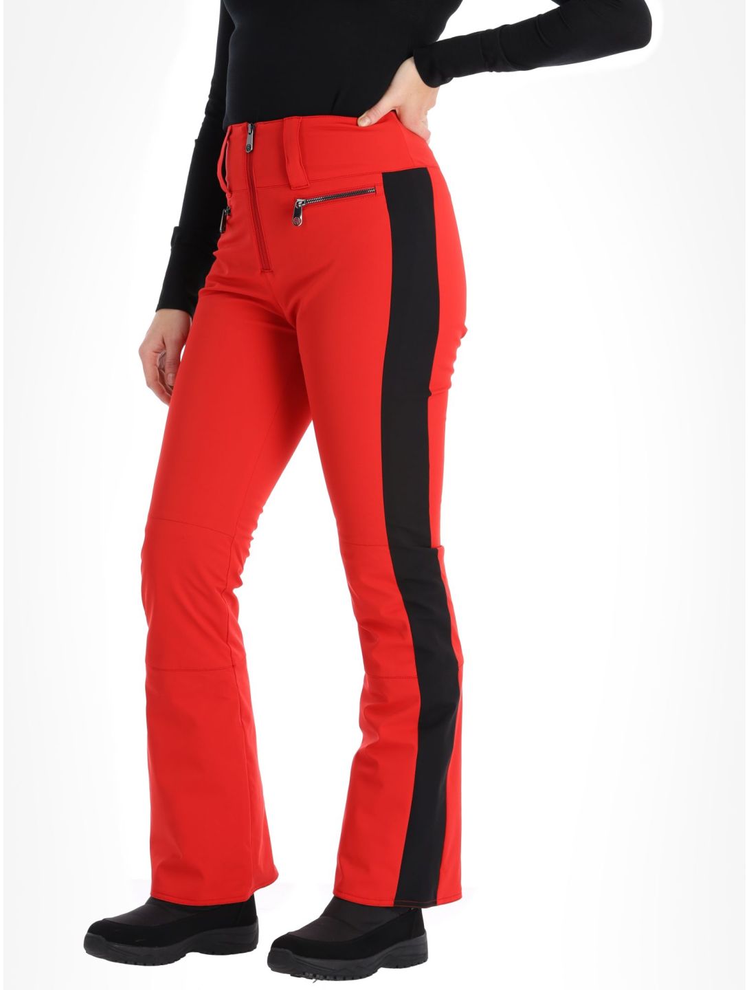 Poivre Blanc, Luxe Sport Line W23-0822-WO pantalon de ski en softshell femmes Scarlet Red / Black noir, rouge 