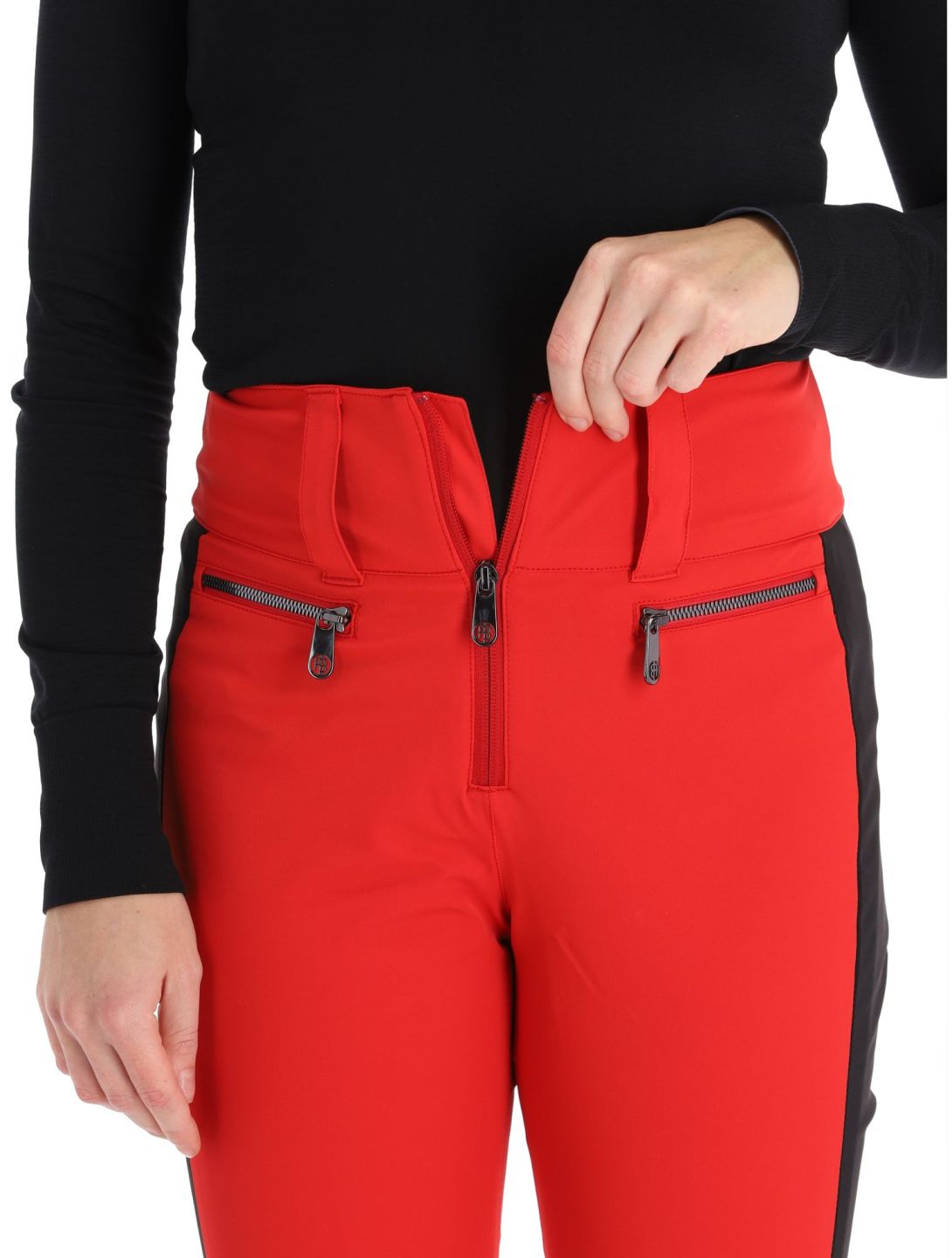 Poivre Blanc, Luxe Sport Line W23-0822-WO pantalon de ski en softshell femmes Scarlet Red / Black noir, rouge 