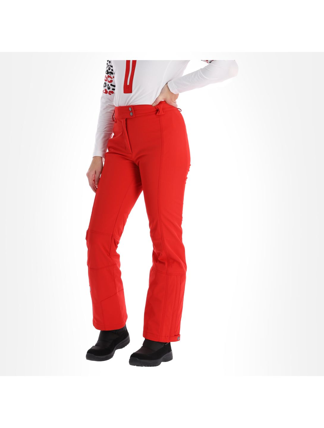 Poivre Blanc, Stretch Ski Pants pantalon de ski femmes scarlet rouge 