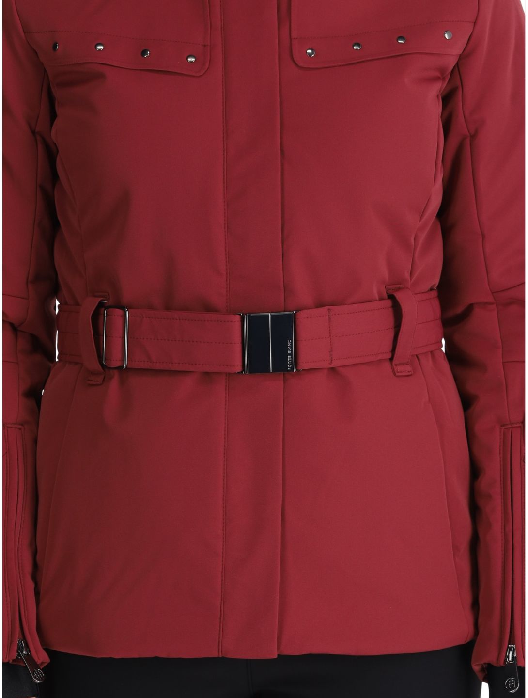 Poivre Blanc, Traditional 24PBH0801/WO veste de ski femmes Burgundy Red rouge 