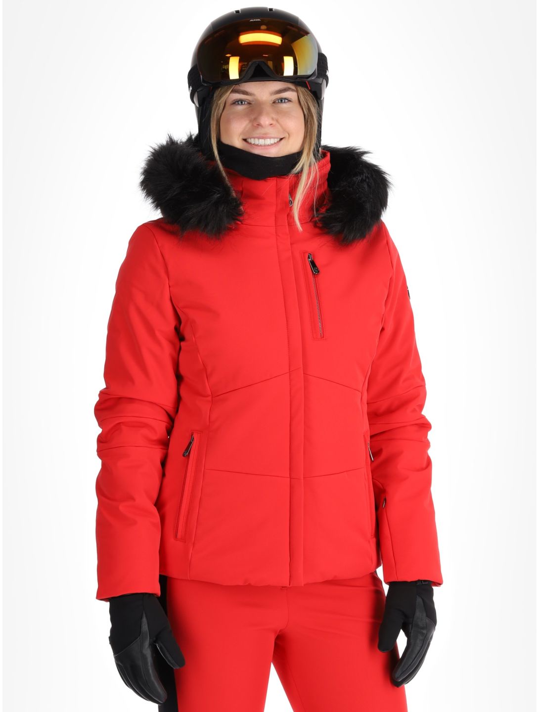 Poivre Blanc, Traditional 24PBH0802/WO veste de ski femmes Scarlet Red rouge 