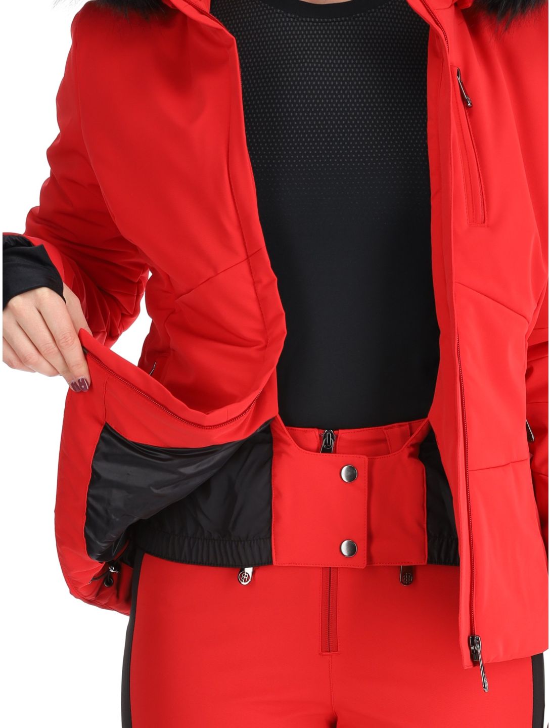 Poivre Blanc, Traditional 24PBH0802/WO veste de ski femmes Scarlet Red rouge 