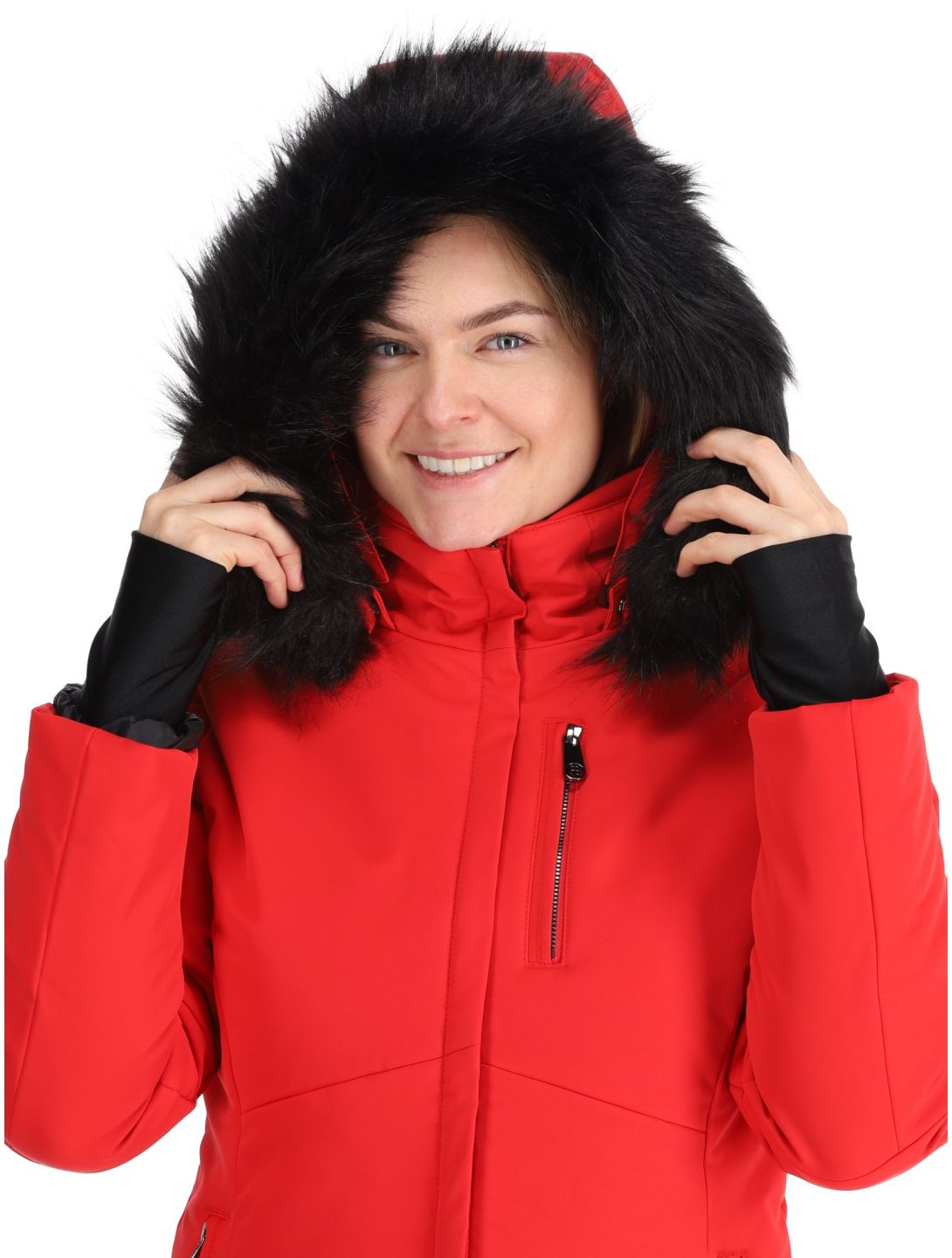 Poivre Blanc, Traditional 24PBH0802/WO veste de ski femmes Scarlet Red rouge 