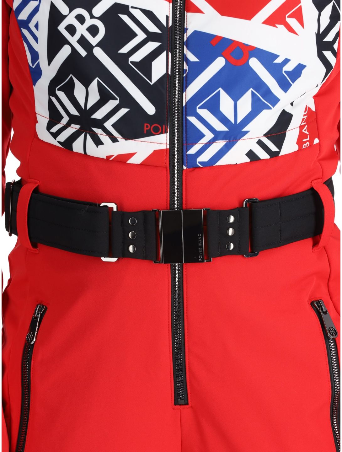 Poivre Blanc, Traditional 24PBH0831/WO/P combinaison de ski femmes Print Scarlet Red rouge 