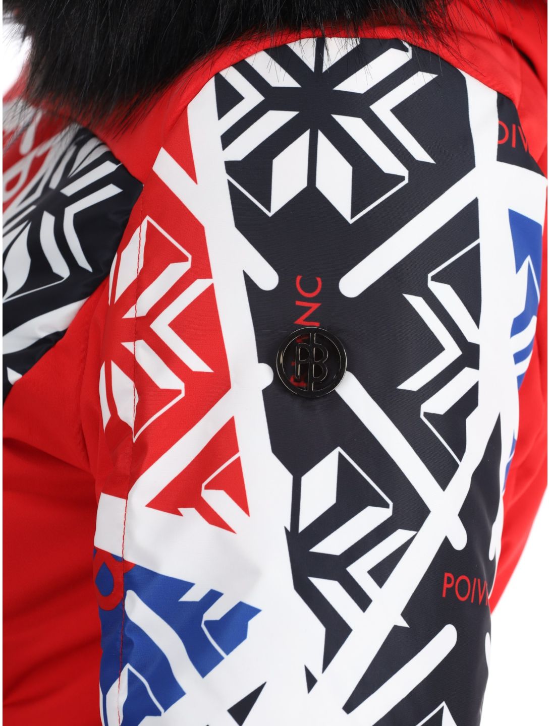 Poivre Blanc, Traditional 24PBH0831/WO/P combinaison de ski femmes Print Scarlet Red rouge 